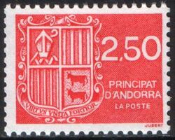1991  Freimarke: Wappen von Andorra