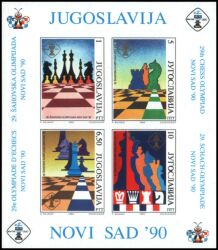 1990  Blockausgabe: Schach-Olympiade B