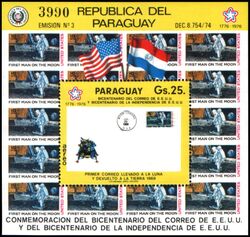Paraguay 1976  200 Jahre amerikanische Post