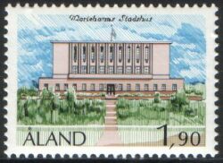 1989  Freimarke: 50 Jahre Rathaus von Mariehamn