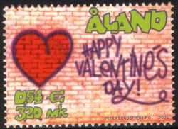 2001  Grußmarke zum Valentinstag
