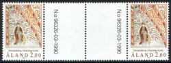 1990  Fresko aus der Kirche von Kumlinge mit Zwischensteg