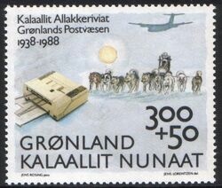 1988  50 Jahre Grnlndische Post