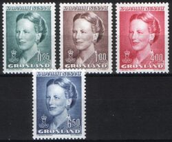 1990  Freimarken: Knigin Margrethe II.