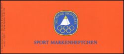 1980  Deutsche Sporthilfe - Markenheftchen Berlin