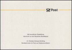1989  Ministerkarte - Künstlerdorf Worpswede