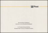 1989  Ministerkarte - Künstlerdorf Worpswede