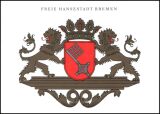 1989  Sonderfaltkarte der DP - Wappen der Lnder