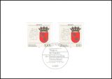 1989  Sonderfaltkarte der DP - Wappen der Länder