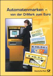 2002  Postamtliches Erinnerungsblatt - von der D-Mark zum Euro