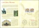 1999  Postamtliches Erinnerungsblatt - 250. Geburtstag Goethes