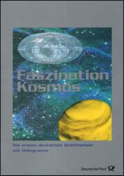 1999  Postamtliches Erinnerungsblatt - Faszination Kosmos