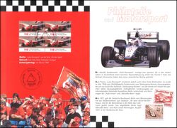 1999  Postamtliches Erinnerungsblatt - Faszination Formel 1