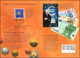 2002  Postamtliches Erinnerungsblatt - Die Einführung des Euro-Bargeldes