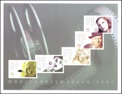 2001  Internationale Filmschauspieler - Markenheftchen