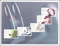 2001  Internationale Filmschauspieler - Markenheftchen