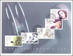 2001  Internationale Filmschauspieler - Markenheftchen