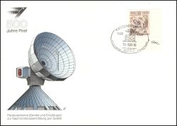 1990  Werbekarte "500 Jahre Post" - Postdienst 22