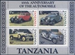 Tansania 1986  100 Jahre Autobobile