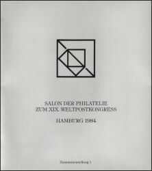 1984  Weltpostkongreß in Hamburg - Belegmappe 1