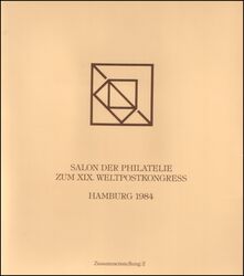 1984  Weltpostkongreß in Hamburg - Belegmappe 2