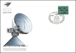 1990  Werbekarte "500 Jahre Post" - Postdienst 22