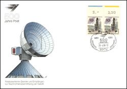 1990  Werbekarte "500 Jahre Post" - Postdienst 22