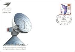 1990  Werbekarte "500 Jahre Post" - Postdienst 22
