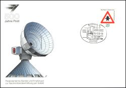 1990  Werbekarte "500 Jahre Post" - Postdienst 22
