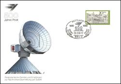1990  Werbekarte "500 Jahre Post" - Postdienst 22