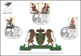1990  Werbekarte "500 Jahre Post" - Postdienst 23