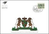 1990  Werbekarte "500 Jahre Post" - Postdienst 23