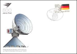 1990  Werbekarte "500 Jahre Post" - Postdienst 22