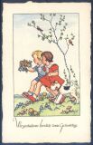 Künstlerkarte - L. Scherbauer - Geburtstag