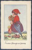 Künstlerkarte - L. Scherbauer - Geburtstag