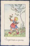 Künstlerkarte - L. Scherbauer - Geburtstag