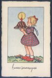 Künstlerkarte - L. Scherbauer - Geburtstag