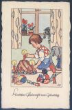 Künstlerkarte - L. Scherbauer - Geburtstag