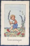 Künstlerkarte - L. Scherbauer - Geburtstag