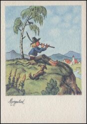 Künstlerkarte - Ernst Fay - Morgenlied
