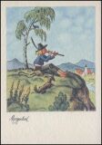 Künstlerkarte - Ernst Fay - Morgenlied