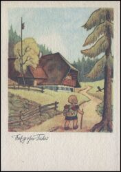Künstlerkarte - Ernst Fay - Auf großer Fahrt