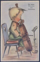 Künstlerkarte - F. Probst