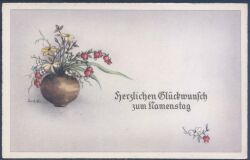 Glückwunschkarte zum Namenstag