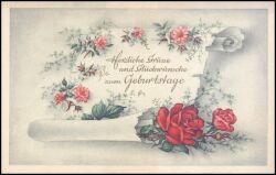 Glückwunschkarte zum Geburtstag