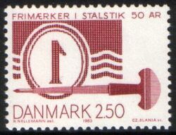 1983  Herstellung der ersten dänischen Freimarken