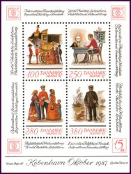 1986  Internationale Briefmarkenausstellung HAFNIA `87