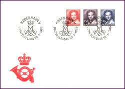 1985  Freimarken: Königin Margrethe II.