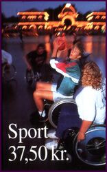 1996  25 Jahre Dnischer Sportverband der Behinderten - Markenheftchen