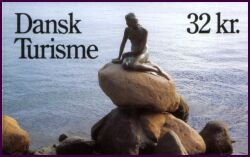 1989  100 Jahre organisierter Tourismus in Dänemark - Markenheftchen